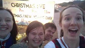 Annual Christmas dinner and scavenger hunt judging