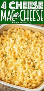 4 Cheese Mac And Cheese Recipe So Easy And It Tastes Amazing No Roux Or White Sauce Simply Boil Best Mac N Cheese Recipe Mac And Cheese Cheesy Pasta Sauce