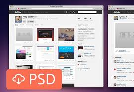 Dribbble Psd Mockup Freebiesbug Mockup Psd Photoshop Freebies Dribbble