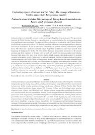 Banyak pilihan gratis untuk komersial siap pakai resolusi tinggi. Pdf Evaluating 4 Years Of Jokowi Sea Toll Policy The Concept Of Indonesia Centric Connectivity For Economic Equality