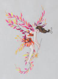 See more ideas about cross stitch, stitch, corbett. Completed Finished Cross Stitch Nora Corbett Mirabilia Glittering Leaves Autumn Fairy Cross Stitch Fairy Cross Stitch Pictures Cross Stitch