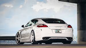 Porsche Panamera Rear View White Auto 4k Rear View Porsche Panamera Porsche Panamera Porsche Cars Car Wallpapers