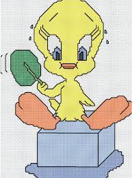 Tweety Bird Cross Stitch Pattern Tweety Bird 2 Cross Stitch Pattern Pdf File Only Cross Stitch Stitch Patterns Cross Stitch Patterns