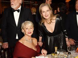 (a pharmaceutical company executive) and mary w. 2020 Golden Globes Meryl Streep Pictured Fixing Helen Mirren S Dress