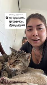 Respuesta a @Fernanda Barrientos se pasan wey jajaja que mi gato sea  tranquilo no significa que este desnutrido xd