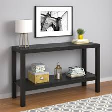 Mainstays Parsons Console Table Multiple Colors Available Blackoak Walmart Com In 2020 Console Table Home Decor Black Console Table