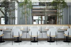 Gamfratesi La Maison Du Danemark Restoration In Paris Banquette Seating Restaurant Restaurant Interior Restaurant Seating