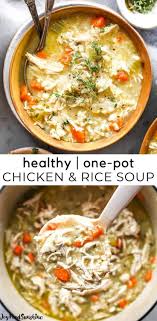 Chicken And Rice Soup Recipe Soup Recipes Healthy Soup Recipes Easy Soup Recipes