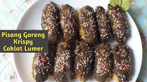 Resep Membuat Pisang Krispy Coklat Lumer Piscok Pisang Coklat Youtube