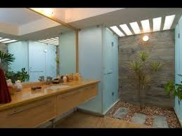 Penggunaan cermin besar dalam dinding ruangan selain menambah kesan elegan, juga dapat membuat ruangan terlihat. Desain Kamar Mandi Minimalis Terbuka Youtube