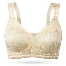 Wingslove Womens Full Coverage Non Padded Comfort Minimizer Wire Free Bra Plus Size Nude 36ddd