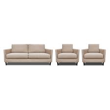 Mercury Row Alberts 3 Piece Sofa Set 3 Piece Sofa Sofa Set Leather Sofa Set