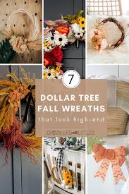 Foam boards were sold in 20x30 sheets so i cut them into 10x10. 7 Diy Fall Wreath Ideas With Dollar Tree Items Crazy Life With Littles Diy Home Decor