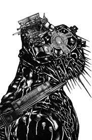 mangableed イラスト フラクタルアート サイバーパンクアート