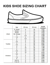 kids sandals kids shoes size chart by age