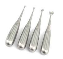 OdontoMed2011 4 Spratt BRUN Bone Curette Size 000,1,4, and 6 ODM