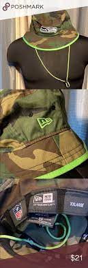 Seattle Seahawks Camo Bucket Hat Xxl Seattle Seahawks Camo Bucket Hat Xxl 100 Cotton New Era Accessories Ha Camo Bucket Hat Clothes Design Fashion Design
