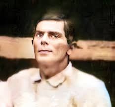 Amelina Rivet McQuiston 1875-1965 colorized.