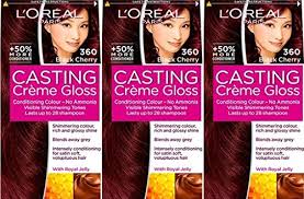 Buy l'oréal black hair colourants and get the best deals at the lowest prices on ebay! Six Packs Of Loreal Casting Creme Gloss Black Cherry 360 Buy Online In Montenegro At Desertcart Productid 62715152