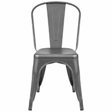 Lilian Metal Slat Back Stacking Side Chair Metal Dining Chairs Metal Chairs Indoor Chairs
