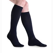 Jobst 7884614 Knee High Closed Toe Travel Sock 15 20 Mmhg Black Size 3