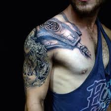 Tattooing black and grey realism tattoo sleeve designs suit men who love mystical creatures, greek history, as well as bolder tattoo designs. Top 30 Quarter Sleeve Tattoos For Men