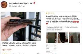 Spesifikasi adalah perincian teknis atau karakteristik umum yang dimiliki oleh sebuah perangkat. Beli Iphone Xs Max Dummy Keluhan Pembeli Online Ini Jadi Sorotan Hitekno Com