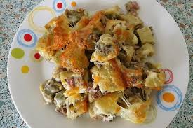Maultaschen Frischkase Auflauf Rezept Rezepte Kochrezepte Lebensmittel Essen