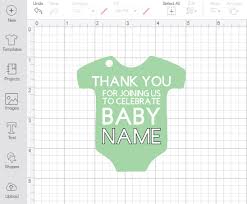 Baby shower wishes for a boy. Diy Baby Shower Favor Cricut Print Then Cut That S What Che Said