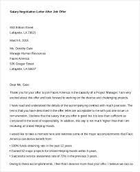 13 Salary Negotiation Letter Samples Statement Letter Salary Negotiation Letter Negotiating Salary Professional Reference Letter