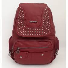 Yikanmis Deri Bordo Renk Bayan Sirt Cantasi Fashion Backpack Fashion Sale