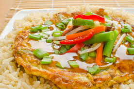 Egg foo young is a chinese omelette made with eggs, sometimes meat, and vegetables. Egg Foo Young Chinese Vegetable Omelet Stock Photo Picture And Royalty Free Image Image 14822986