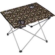 Trekology Foldable Camping Picnic Tables Portable Compact Lightweight Folding Roll Top Table In A Bag Smal Camping Picnic Table Camping Picnic Picnic Table