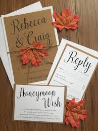 Simple And Fall And Could Be Recreated Diy With Images Fall Wedding Invitations Beach Wedding Invitations Wedding Themes Fall