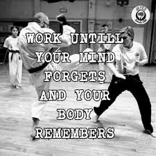Body Will Remember Martial Arts Quotes Karate Quotes Martial Arts