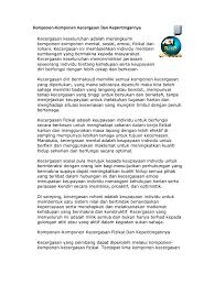 Keupayaan melakukan pergerakan dari satu titik ke satu titik yang lain dalam jangka masa yang singkat. Komponen Komponen Kecergasan Fizikal