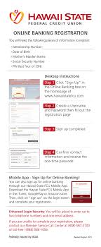 Online Banking Registration Tutorial Hawaii State Fcu