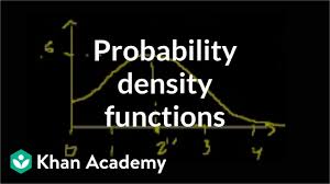 probability density functions video khan academy