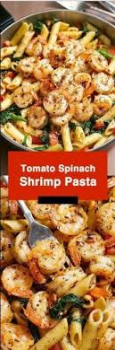 Tomato Spinach Shrimp Pasta Bestrecipes Shrimp Spinach Pasta Recipes Pasta Dishes