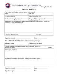 Provide the treating physician with the functional abilities form (faf), job description and their consent to release the completed faf to their employer so . 44 Return To Work Work Release Forms Printabletemplates