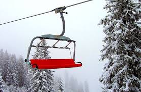 Where Is The Sun Ski Bums Ski Lift Chair Wooden Swing Chair