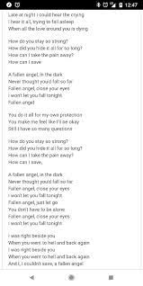 Fallen Angel Three Days Grace Angels Lyrics Three Days Grace Fallen Angel