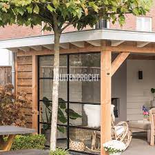 overkapping hout en staal tuin tuin ideeen tuin inspiratie