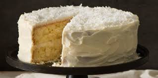 Recette Gateau A La Noix De Coco Glacage Au Fromage A La Creme Et A La Noix De Coco Food Desserts Vanilla Cake