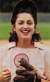 A league of their own. Madonna Baseball A League Of Their Own Rockford Peaches Film Basic Instinct Madonna