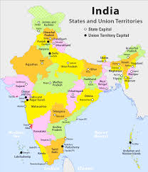 Genuine India Map Hd Pic India Map With Historical Monuments Capitals Of All States State And Capital Of In 2020 Union Territory Of India States And Capitals India Map