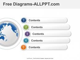 5 Step Stage Diagram And Free Ppt Template And Chart
