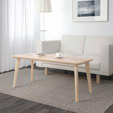 Lisabo Coffee Table Ash Veneer 118x50 Cm Ikea