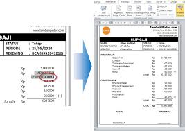 Alat pembayaran yang diterbitkan bank untuk memudahkan nasabah dalam. Contoh Slip Gaji Serta Cara Membuatnya Tambah Pinter