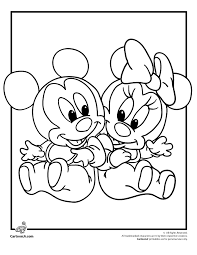 The coloring pages that feature minnie mouse are also mostly popular among small girls. Mickey And Minnie Disney Babies Coloring Pages Mickey Coloring Pages Baby Coloring Pages Mickey Mouse Coloring Pages